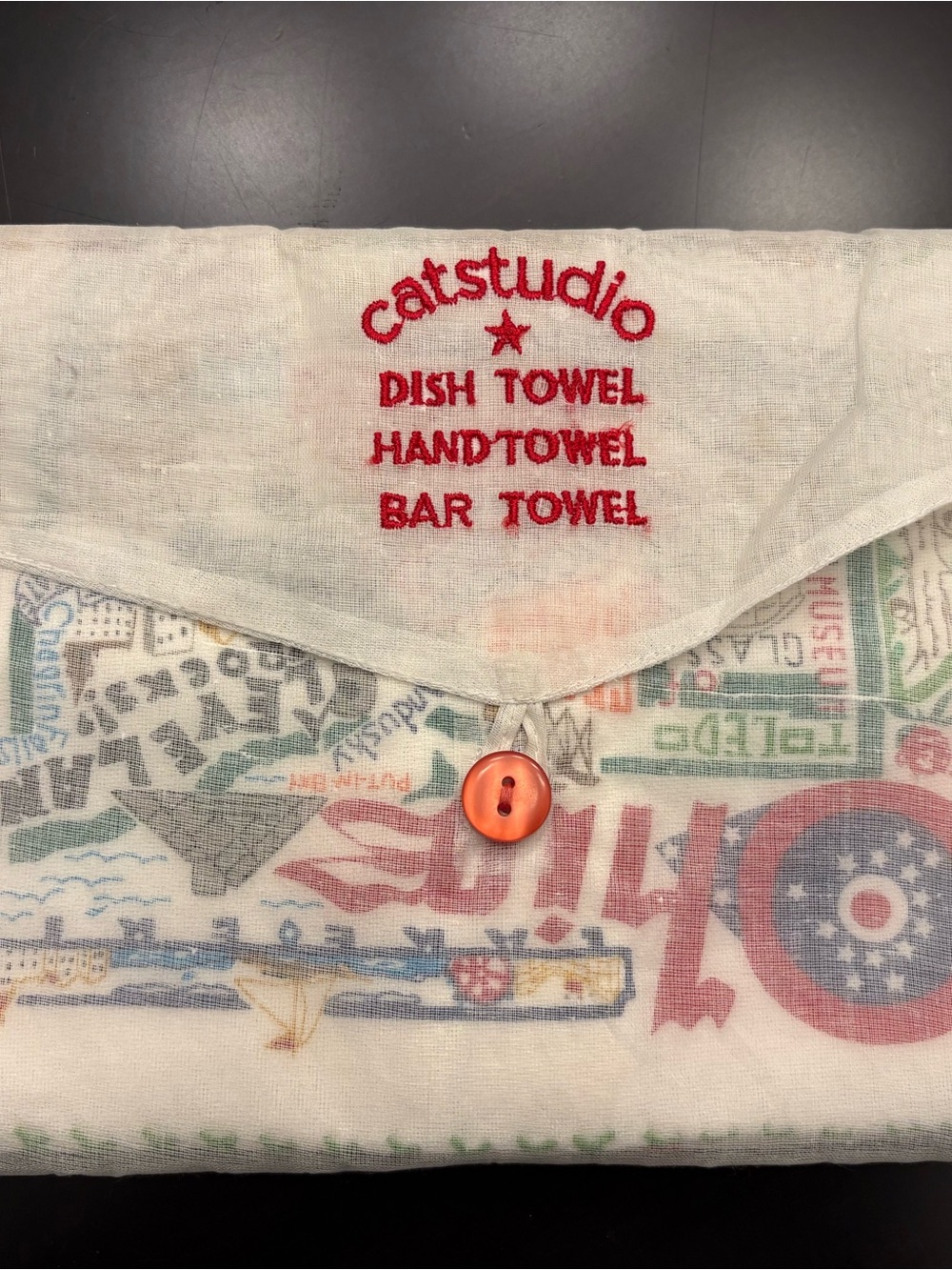Cat Studio Ohio dish/bar towel